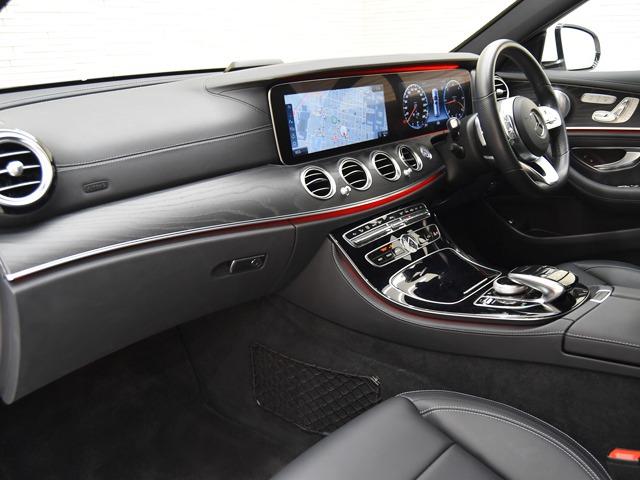 Eクラスステーションワゴン E220dステーションワゴンアバンギルドAMGライン エクスクルーシブPKG AMG19inAW 黒革 前後シートH ブルメスター エアバランスPKG レーダーセーフティPKG 360°カメラ パワーテールゲート メモリー付パワーシート ヘッドアップD(8枚目)