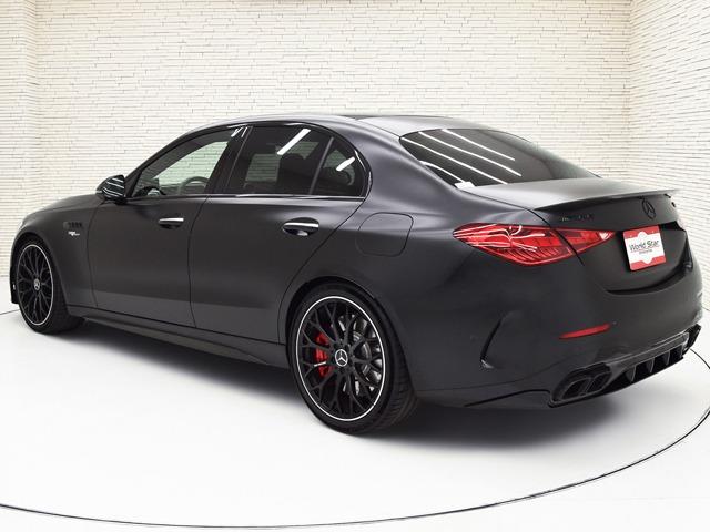 Cクラス C63 S E パフォーマンス AMGカーボンPKG OP106 AMGパフォーマンスPKG パノラマSR 黒革 FシートH&ベンチレーター ブルメスター AMGカーボンファイバーインテリアトリム レーダーセーフティPKG AMG20inAW ACC(2枚目)