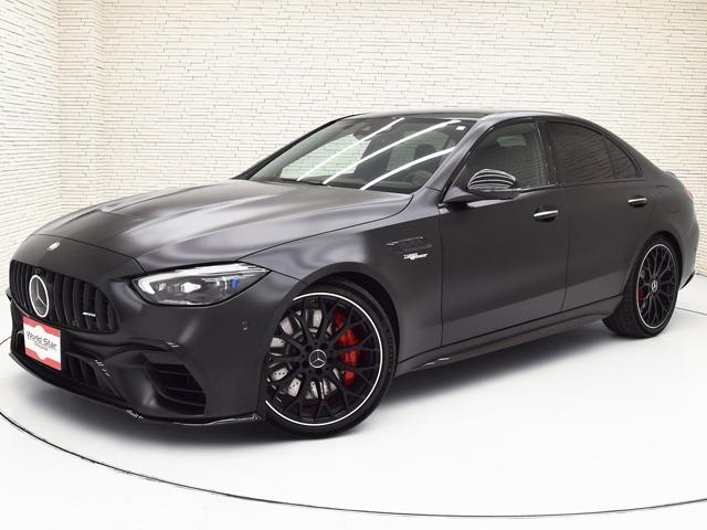 Cクラス C63 S E パフォーマンス AMGカーボンPKG OP106 AMGパフォーマンスPKG パノラマSR 黒革 FシートH&ベンチレーター ブルメスター AMGカーボンファイバーインテリアトリム レーダーセーフティPKG AMG20inAW ACC(3枚目)