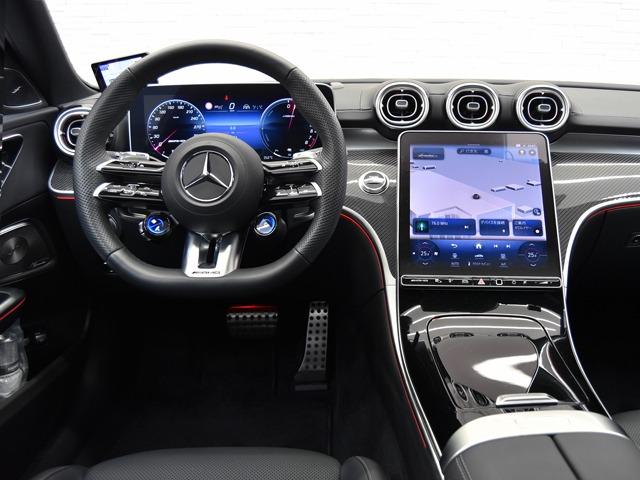 Cクラス C63 S E パフォーマンス AMGカーボンPKG OP106 AMGパフォーマンスPKG パノラマSR 黒革 FシートH&ベンチレーター ブルメスター AMGカーボンファイバーインテリアトリム レーダーセーフティPKG AMG20inAW ACC(12枚目)