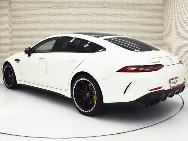 GT 4ドアクーペ 53 4マチック+ AMGダイナミック+PKG OP213 パノラミックルーフ AMG21inAW フルレザー仕様 黒革 AMGパフォーマンスシート 前後シートH ブルメスター Fベンチレーター レーダーセーフティPKG エアバランスPKG 禁煙(2枚目)