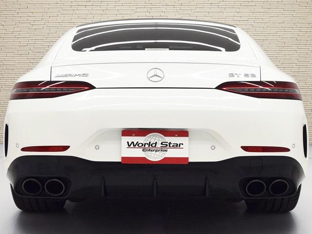 GT 4ドアクーペ 53 4マチック+ AMGダイナミック+PKG OP213 パノラミックルーフ AMG21inAW フルレザー仕様 黒革 AMGパフォーマンスシート 前後シートH ブルメスター Fベンチレーター レーダーセーフティPKG エアバランスPKG 禁煙(4枚目)