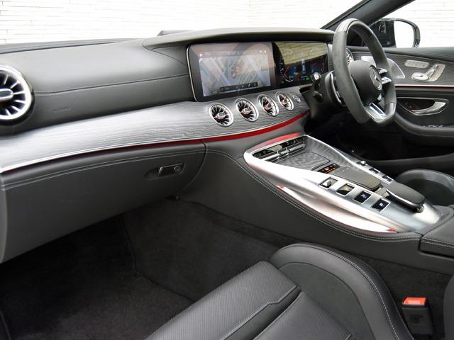 GT 4ドアクーペ 53 4マチック+ AMGダイナミック+PKG OP213 パノラミックルーフ AMG21inAW フルレザー仕様 黒革 AMGパフォーマンスシート 前後シートH ブルメスター Fベンチレーター レーダーセーフティPKG エアバランスPKG 禁煙(8枚目)