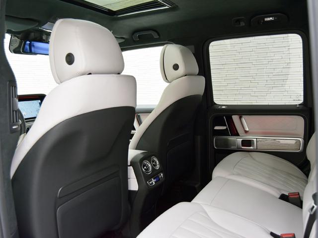 Gクラス G400d マヌファクトゥーアエディション 特別仕様車 AMGライン ラグジュアリーPKG 白革 フルレザー仕様&ダイヤモンドステッチ 前後シートH ホワイトハイグロスウッドインテリアトリム Fベンチレーター メモリー付パワーシート ACC(25枚目)