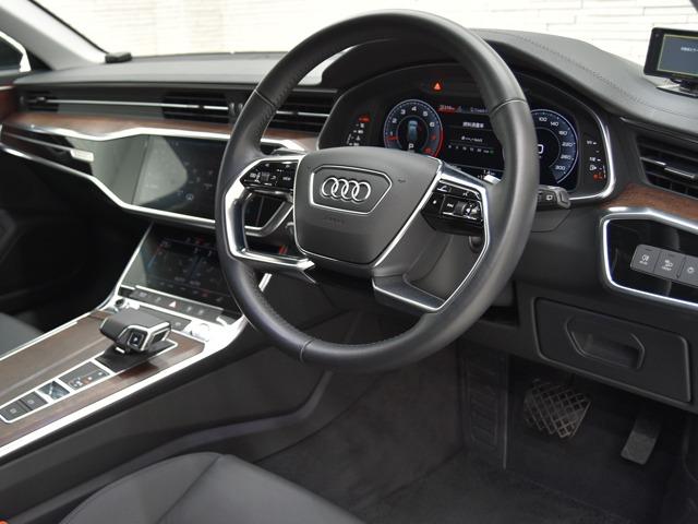 Ａ６アバント ５５ＴＦＳＩクワトロ　デビューパッケージ　リヤコンフォートＰＫＧ　ＨＤマトリクスＬＥＤヘッドライト　パワーアシストＰＫＧ　アシスタンスＰＫＧ　黒革　前後シートＨ　サラウンドビューカメラ　２０ｉｎＡＷ　メモリー付パワーシート　ＭＭＩナビＴＶ（11枚目）