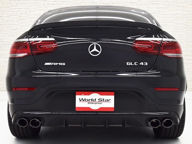 ＧＬＣ ＧＬＣ４３　４マチッククーペ　レザーＥＸＣＰ　ガラスＳＲ　黒革　Ｆベンチレーター　ヘッドアップＤ　ブルメスター　ＡＭＧ２０ｉｎＡＷ　ＡＭＧスタイリングＰＫＧ　前後シートＨ　レーダーセーフティＰＫＧ　メモリー付パワーシート　パワーテールゲート　禁煙（4枚目）
