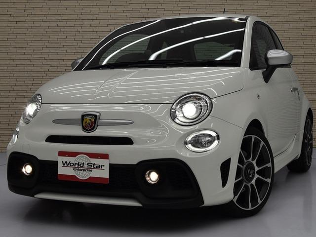 アバルト595 ツーリズモ レッドレザーシート レザーステアリング 17inAW カロッツェリアナビTV バイキセノンヘッドライト Rパークセンサー 禁煙 ドラレコ(5枚目)