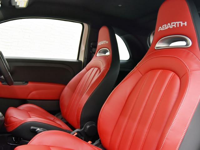 アバルト595 ツーリズモ レッドレザーシート レザーステアリング 17inAW カロッツェリアナビTV バイキセノンヘッドライト Rパークセンサー 禁煙 ドラレコ(7枚目)