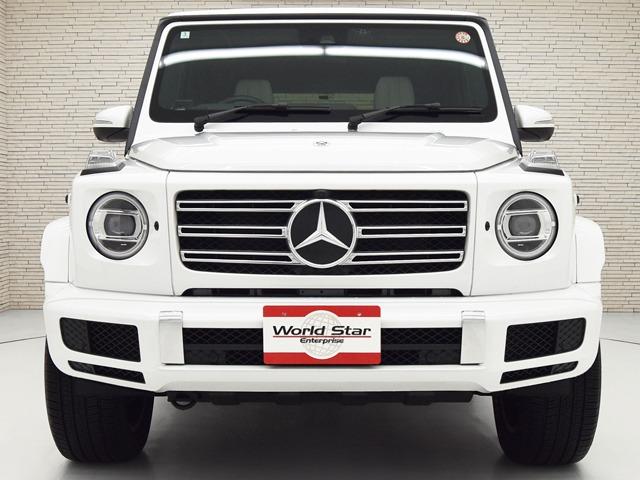 Ｇクラス Ｇ４００ｄ　ＡＭＧライン　マヌファクトゥーアプログラム　ＯＰ３２３　ラグジュアリーＰＫＧ　アダプティブダンピングシステム　ボディ同色スペアタイヤリング　白革　前後シートＨ　ガラスＳＲ　ＡＭＧ２０ｉｎＡＷ　レーダーセーフティＰＫＧ　３６０°カメラ　ＡＣＣ（7枚目）