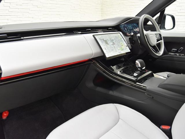 レンジローバースポーツ ダイナミックHSE D300 ディプロイアブルサイドステップ 22inAW ライトクラウド/エボニーレザー メリディアン ヘッドアップD ClearSightインテリアリアビューミラー 20wayFシート 前後シートH ACC(10枚目)