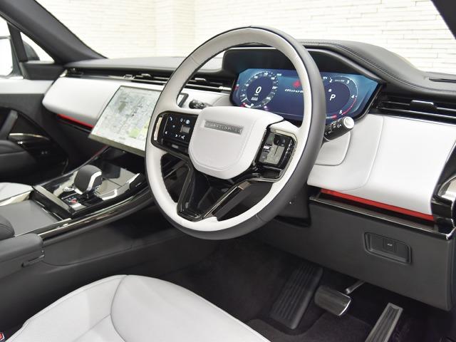 レンジローバースポーツ ダイナミックHSE D300 ディプロイアブルサイドステップ 22inAW ライトクラウド/エボニーレザー メリディアン ヘッドアップD ClearSightインテリアリアビューミラー 20wayFシート 前後シートH ACC(11枚目)