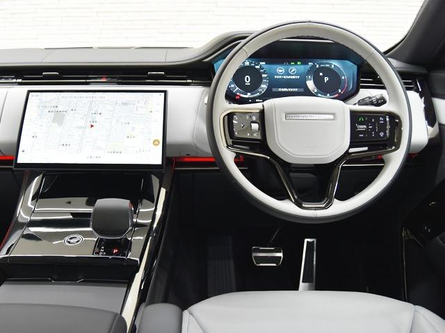 レンジローバースポーツ ダイナミックHSE D300 ディプロイアブルサイドステップ 22inAW ライトクラウド/エボニーレザー メリディアン ヘッドアップD ClearSightインテリアリアビューミラー 20wayFシート 前後シートH ACC(13枚目)