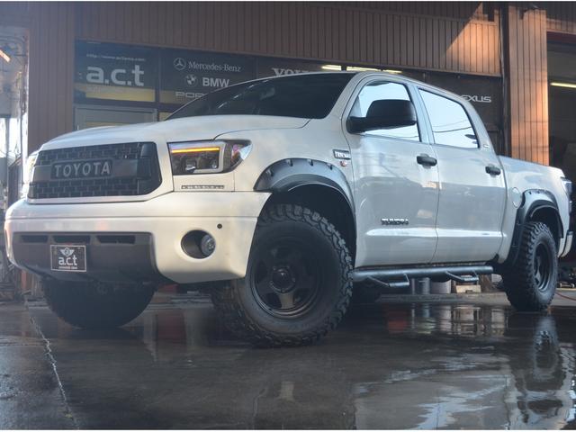 タンドラ クルーマックス　ＳＲ５　４ＷＤビルシュタインリフトアップカスタムオーバーフェンダーＢＦグッドリッチマッドテレンタイヤパワーシートサンルーフ（2枚目）