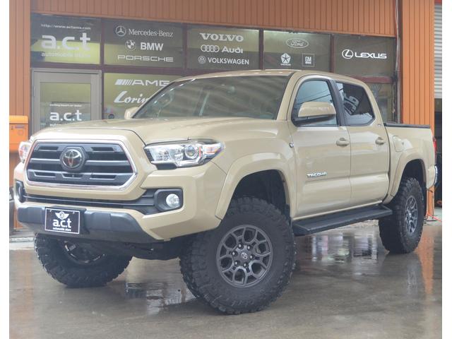 タコマ ダブルキャブ　ＳＲ５　４ＷＤ　リフトアップカスタム　オーバーフェンダートノカバーサイドステップＴＯＹＯオープンカントリーマッドテレンタイヤキーレス（2枚目）