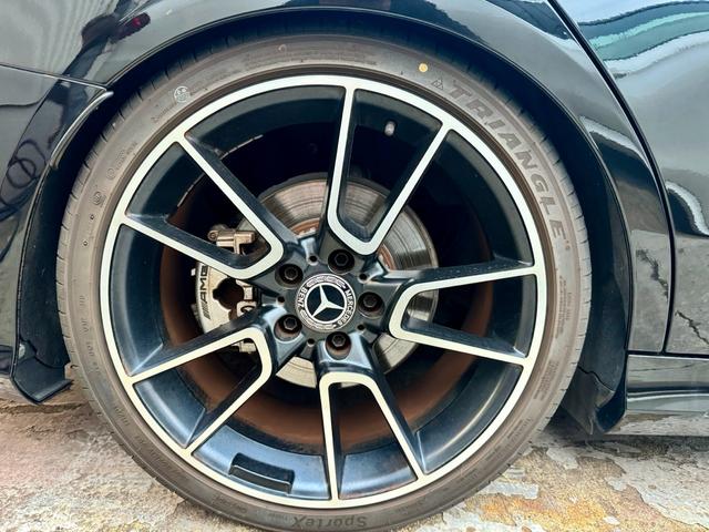 Cクラス C200アバンギャルド AMGライン C43ルック ローダウン 社外19AW シルバーキャリパー 純正ナビ&TV レザーシート シートヒーター クルコン ダイアモンドグリル BLUETOOTH スマートキー(15枚目)