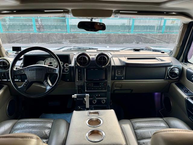 ハマーＨ２ ベースグレード　１ナンバー登録　リフトアップ　カロッツェリアナビ　ＥＴＣ　フルセグＴＶ　　ＸＤホイール＆２０インチＭＴタイヤ　バンパーガード　ＬＥＤウィンカー　ユーザー買取車（15枚目）