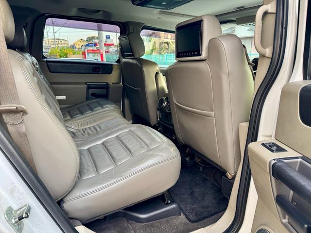 ハマーＨ２ ベースグレード　１ナンバー登録　リフトアップ　カロッツェリアナビ　ＥＴＣ　フルセグＴＶ　　ＸＤホイール＆２０インチＭＴタイヤ　バンパーガード　ＬＥＤウィンカー　ユーザー買取車（25枚目）