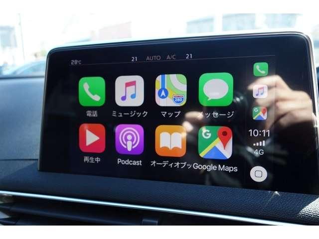 GT ブルーHDi ナッパレザー カープレイ対応 前後カメラ(11枚目)