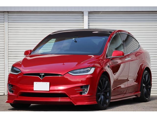 モデルＸ Ｐ１００Ｄ　フルセルフドライビングケイパビリティ　フルエアロ　ファルコンドア　オートドア　ルーディクス＋　６人乗り　セカンドキャプテン　２２インチＡＷ　レッドキャリパー　チャデモアダプター付　スペアキー（8枚目）