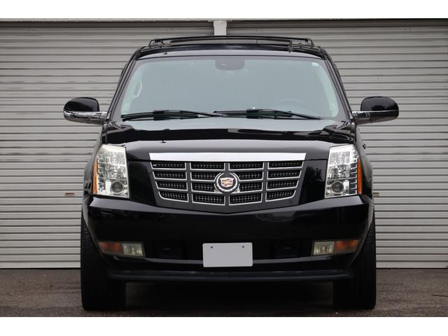 キャデラックエスカレード ESV 1ナンバー ロングボディ 24インチメッキAW セカンドキャプテンシート ブラックレザーインテリア フリップダウンモニター 社外ナビ ヘッドライト国内仕様 サイドステップ キーレス(11枚目)