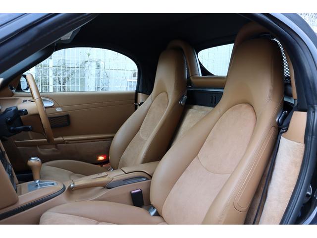 ボクスター ボクスター　電動オープン　ベージュインテリア　黒幌　右ハンドル　ディーラー車　社外ナビ　Ｂｌｕｅｔｏｏｔｈオーディオ　スペアキーレス　シートヒーター（6枚目）