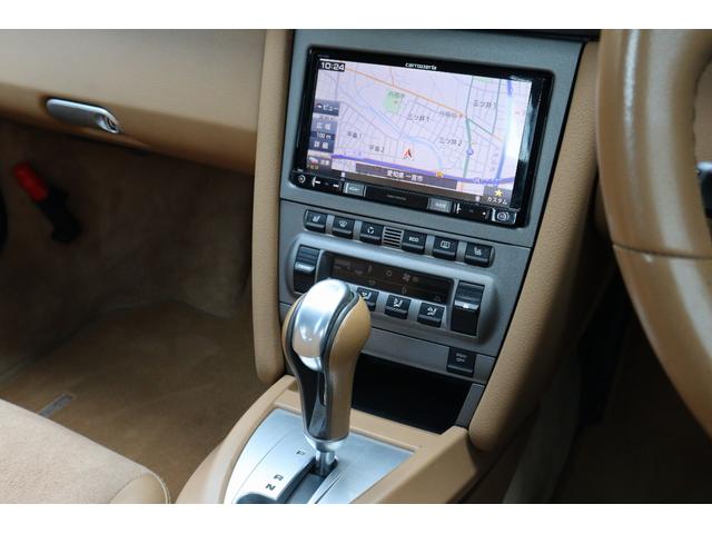 ボクスター ボクスター　電動オープン　ベージュインテリア　黒幌　右ハンドル　ディーラー車　社外ナビ　Ｂｌｕｅｔｏｏｔｈオーディオ　スペアキーレス　シートヒーター（7枚目）