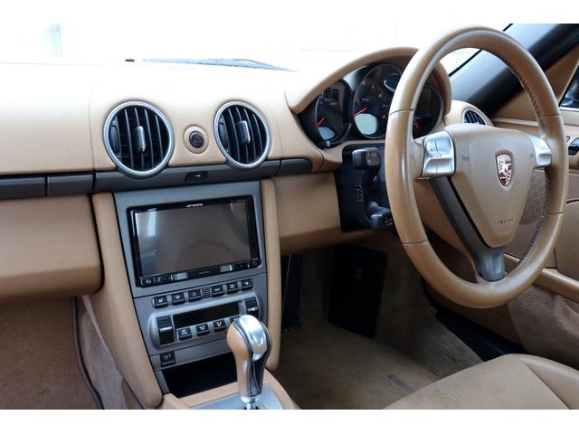 ボクスター ボクスター　電動オープン　ベージュインテリア　黒幌　右ハンドル　ディーラー車　社外ナビ　Ｂｌｕｅｔｏｏｔｈオーディオ　スペアキーレス　シートヒーター（20枚目）