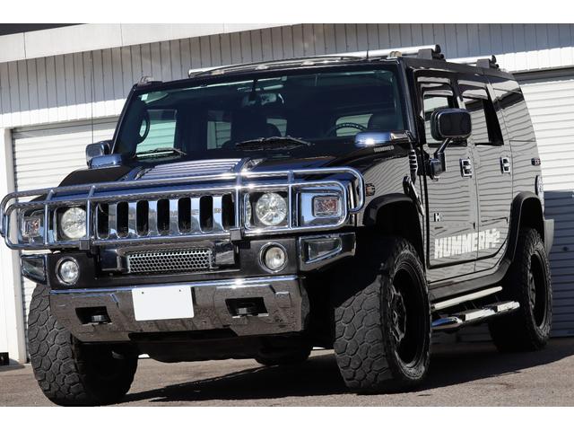 ハマーH2 ラグジュアリーパッケージ 後期モデル バネサス変更済み 3列シート ジオバンナ20AW メッキグリルガード メッキパーツカスタム サイドステップ LEDヘッドライト イルミネーション 黒革シート 社外ナビ(28枚目)