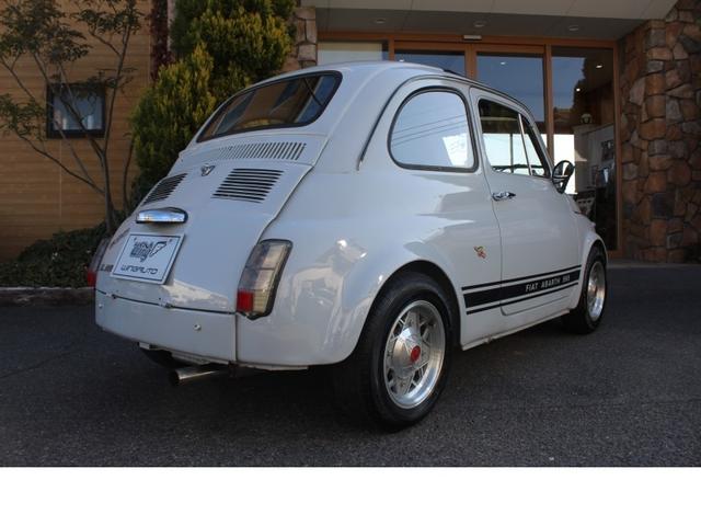 　ＦＩＡＴ５００　ＡＢＡＲＴＨ　５９５仕様　自社輸入車輛・Ｄａｎｇｅｌｏ　ｍｏｒｏｒｉ・」ストラットサス・ＡＢＡＲＴＨオイルパン・リアローダウンコイル・ＡＢＡＲＴＨ　１２インチＡＷ・ＡＢＡＲＴＨメーター(16枚目)