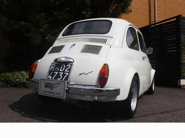 チンクチェント 　ＦＩＡＴ５００Ｆ　６５０ｃｃＥ／ｇ・ハイカム・ＷＥＢＥＲ３２ＤＣＯＦ・マフラー・ＮＡＮＮＩオイルパン・オイルクーラー・電磁ポンプ・オルタネーター・Ｆディスクブレーキ・Ｆオーバーフェンダー・ＬＥＤヘッド（17枚目）