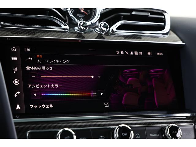ベンテイガ スピード　ブラックラインスペック　５シーターコンフォートスペック　シティスペック　ツーリングスペック　ムードライティング　有償カラー　ｓｐｅｅｄ専用２２ＡＷ　左Ｈ　ナイトビジョン　全方位カメラ　Ｐトランク（67枚目）