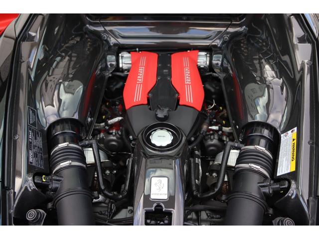 ４８８ＧＴＢ ベースグレード　７ＤＣＴ　パドルシフト　ロッソフェラーリインテリア　フル電動シート　イエローレヴカウンター　カーボンセラミックブレーキ　鍛造２０ＡＷ　純正ナビ　Ｂカメラ　Ｂｌｕｅｔｏｏｔｈ対応　カーボンエンジンカバー（62枚目）