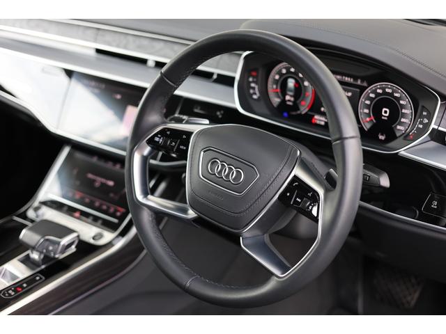 A8 55TFSIクワトロ 後期 コンフォートPKG デジタルマトリクスLED OLEDテール Bang&Olufsen OP20AW プレディクティブアクティブサス パノラマSR ソフトクローズドドア HUD 電動テールゲート(52枚目)