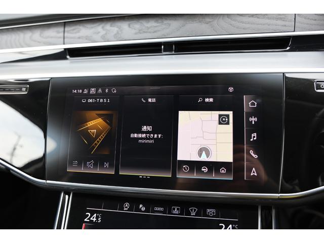A8 55TFSIクワトロ 後期 コンフォートPKG デジタルマトリクスLED OLEDテール Bang&Olufsen OP20AW プレディクティブアクティブサス パノラマSR ソフトクローズドドア HUD 電動テールゲート(67枚目)