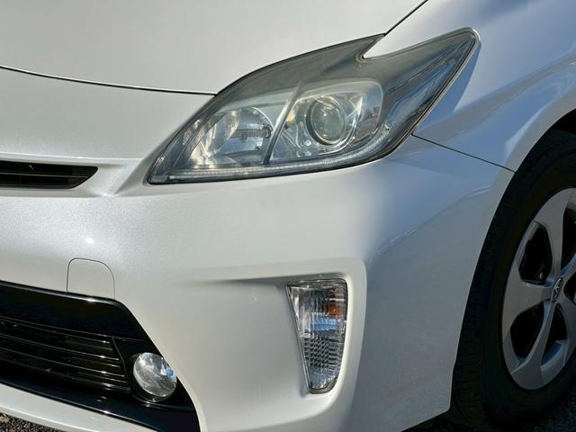 プリウス S カーオーディオ(CD/USB/AUX)盗難防止システム キーレス 電動格納ミラー HID オートライト オートエアコン(7枚目)
