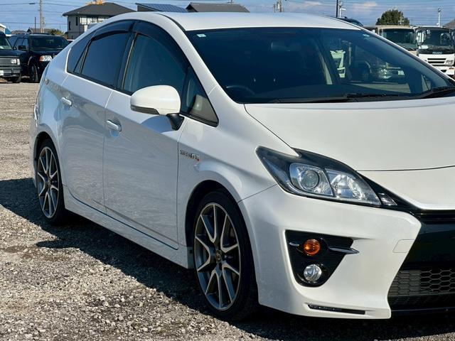 プリウス G’z 純正ナビ(AM/FM/CD/フルセグTV/HDD)バックカメラ 盗難防止システム キーレス 電動格納ミラー HID オートライト オートエアコン(2枚目)