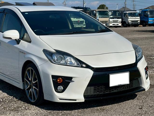 プリウス G’z 純正ナビ(AM/FM/CD/フルセグTV/HDD)バックカメラ 盗難防止システム キーレス 電動格納ミラー HID オートライト オートエアコン(3枚目)