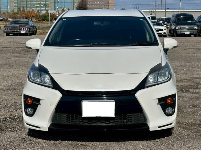 プリウス G’z 純正ナビ(AM/FM/CD/フルセグTV/HDD)バックカメラ 盗難防止システム キーレス 電動格納ミラー HID オートライト オートエアコン(4枚目)