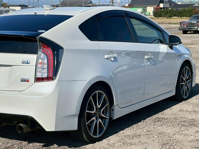 プリウス G’z 純正ナビ(AM/FM/CD/フルセグTV/HDD)バックカメラ 盗難防止システム キーレス 電動格納ミラー HID オートライト オートエアコン(19枚目)