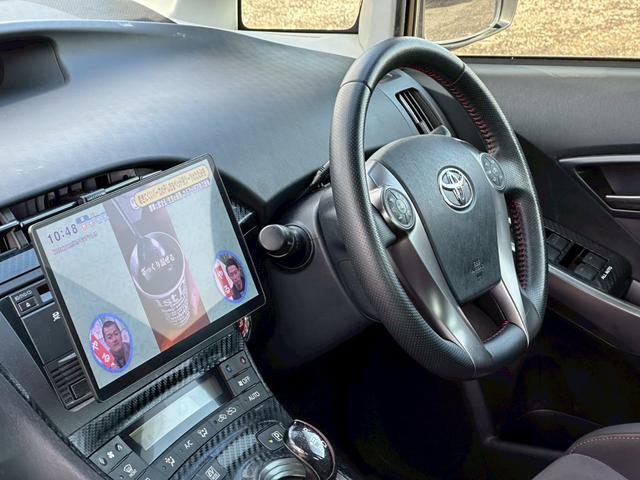 プリウス Ｓツーリングセレクション・Ｇ’ｓ　社外ナビ（ＡＭ／ＦＭ／ＨＤＭＩ／フルセグＴＶ／Ｂｌｕｅｔｏｏｔｈ）バックカメラ　オプション１８ｉｎｃＡＷ　盗難防止システム　キーレス　電動格納ミラー　ＨＩＤ　オートライト　オートエアコン（47枚目）