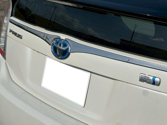 プリウス Ｓ　社外ナビ（ＡＭ／ＦＭ／ＣＤ／ＤＶＤ／フルセグＴＶ／ＡＵＸ／Ｂｌｕｅｔｏｏｔｈ）バックカメラ　盗難防止システム　キーレス　電動格納ミラー　ＨＩＤ　オートライト　オートエアコン（38枚目）