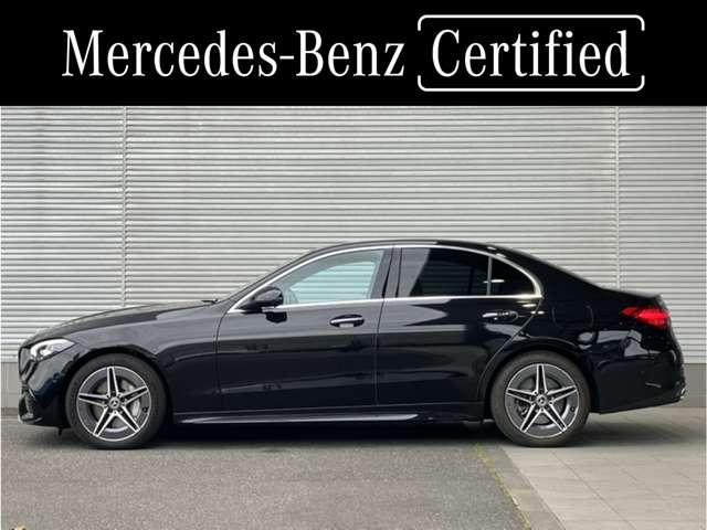Cクラス C350eスポーツ 正規認定中古車 認定中古車保証2年付 新車保証継承 パノラミックスライディングルーフ 禁煙車 黒半革電動シート パーキングアシスト 360°カメラ LEDヘッドライト 純正ドライブレコーダー(2枚目)