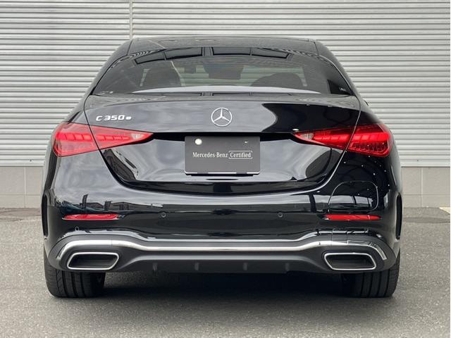 Cクラス C350eスポーツ 正規認定中古車 認定中古車保証2年付 新車保証継承 パノラミックスライディングルーフ 禁煙車 黒半革電動シート パーキングアシスト 360°カメラ LEDヘッドライト 純正ドライブレコーダー(5枚目)