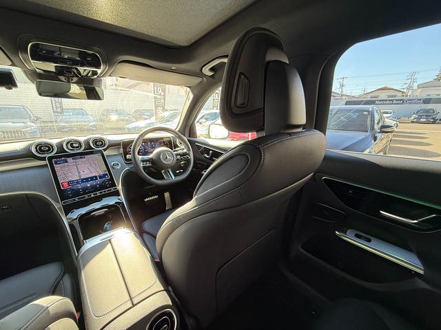 GLC GLC220d 4マチック ドライバーズパッケージ 正規認定中古車 認定中古車保証2年 禁煙車 AMGラインパッケージ パノラミックスライディングルーフ 360°カメラ シートヒーター 新車保証継承 メモリ付きパワーシート 弊社デモカーアップ LED(43枚目)