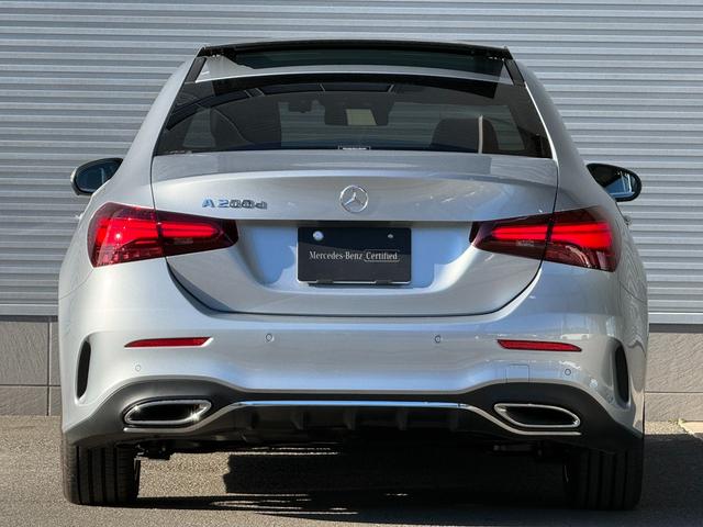 Ａクラスセダン Ａ２００ｄセダンＡＭＧレザエクスクルーシブパッケージ　ＡＭＧラインパッケージ　パノラミックスライディングルーフ　アドバンスドパッケージ　ヘッドアップディスプレイ　３６０°カメラ　シートヒーター　メモリ付きパワーシート　新車保証継承　弊社デモカーアップ（4枚目）