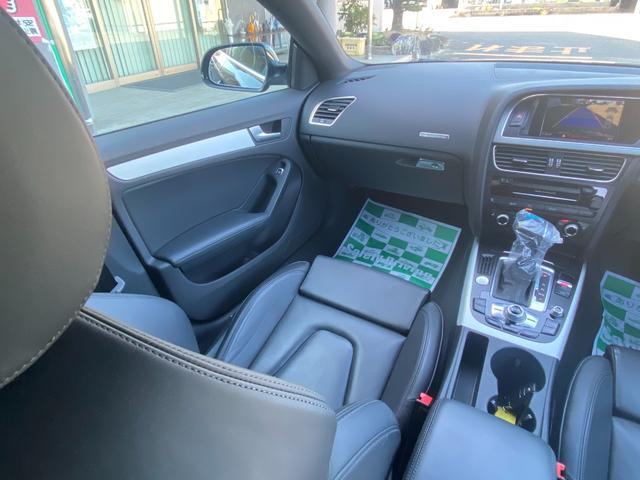 後期 S-Line クワトロ Sline専用レザーシート シートヒーターS5グリル ドライブレコーダー前後 クリアランスソナー Bluetooth 地デジ(24枚目)