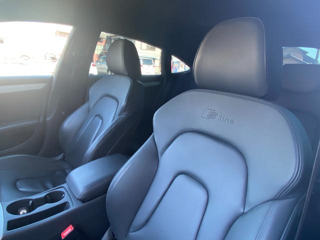 後期 S-Line クワトロ Sline専用レザーシート シートヒーターS5グリル ドライブレコーダー前後 クリアランスソナー Bluetooth 地デジ(35枚目)