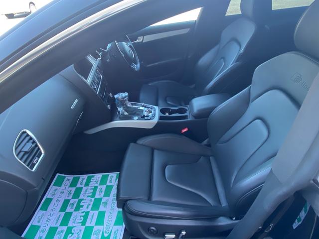 後期 S-Line クワトロ Sline専用レザーシート シートヒーターS5グリル ドライブレコーダー前後 クリアランスソナー Bluetooth 地デジ(41枚目)