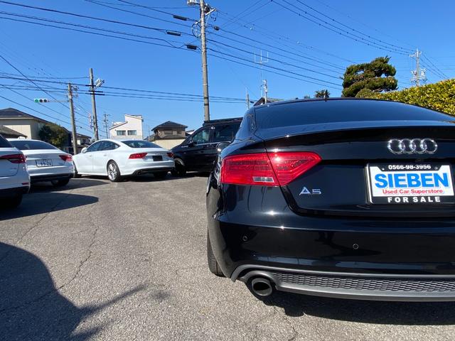 後期 S-Line クワトロ Sline専用レザーシート シートヒーターS5グリル ドライブレコーダー前後 クリアランスソナー Bluetooth 地デジ(70枚目)