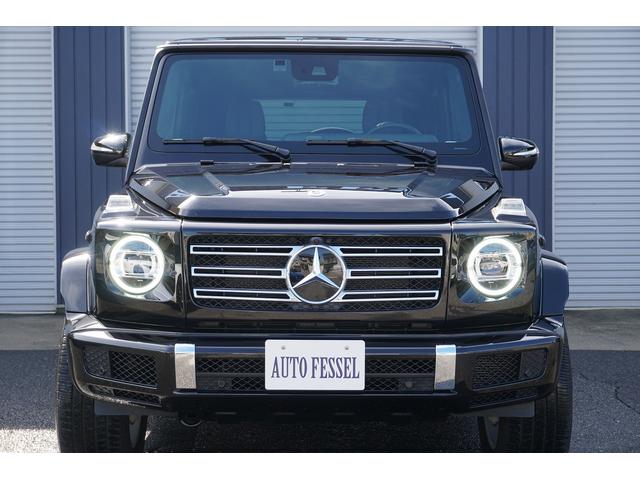 Ｇクラス Ｇ５５０　ＡＭＧライン　１オーナー　左Ｈ　エクスクルーシブＰＫＧ　電動サイドステップ　プロテクションフィルム　サンルーフ　ナッパレザー　電動シート／ヒーター／クーラー／マッサージ　ブルメスター　２０インチＷ　屋内保管　禁煙車（6枚目）